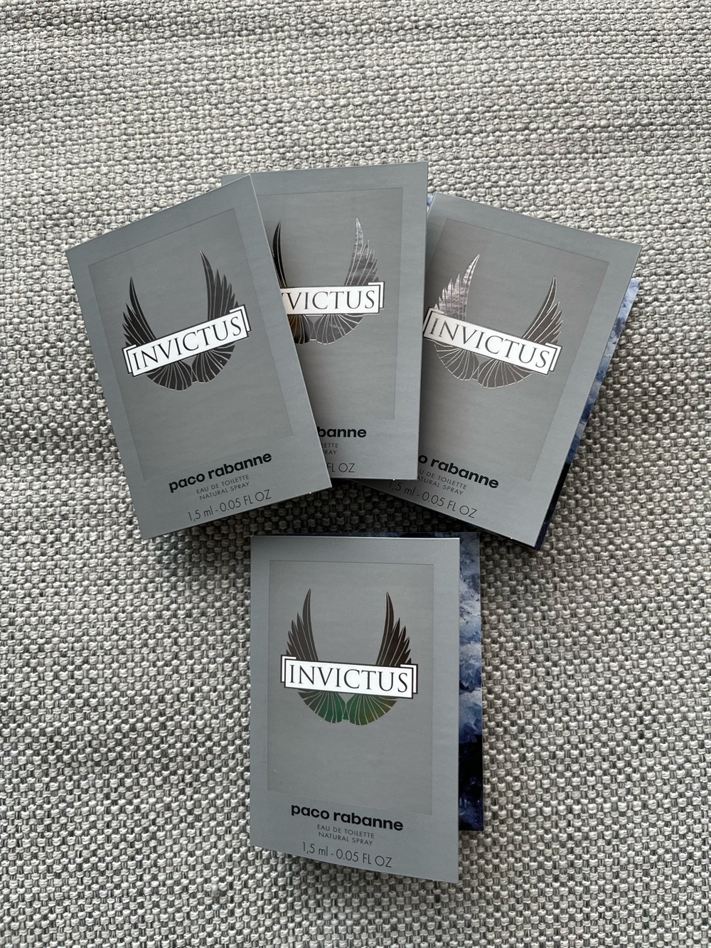 Set of 4/Paco Rabanne Invictus EDT